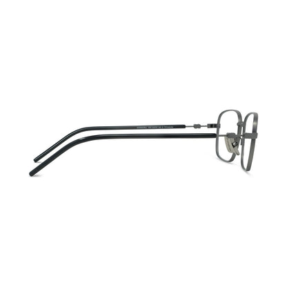 Titanium Silver Rectangular Eyeglasses