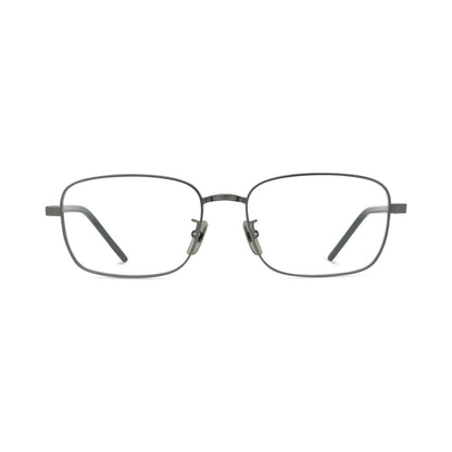 Titanium Silver Rectangular Eyeglasses