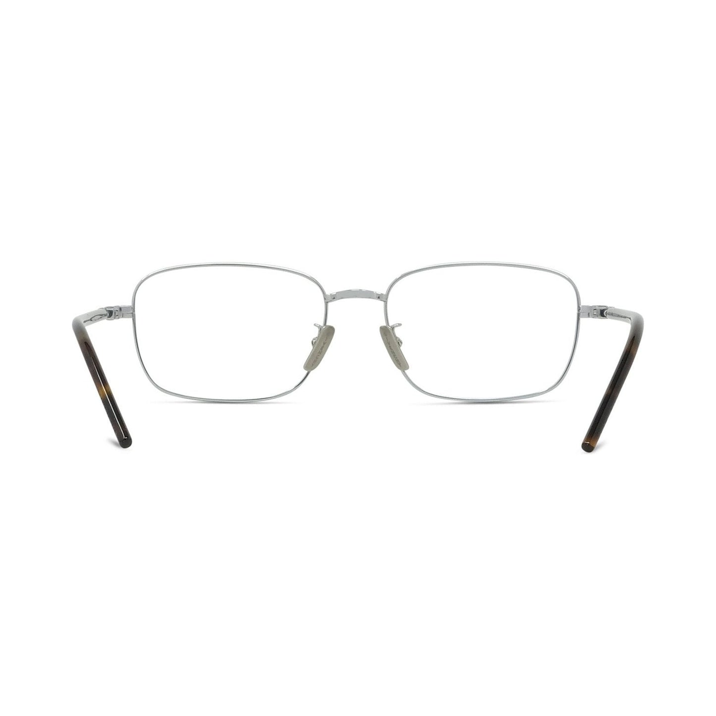 Titanium Silver Rectangular Eyeglasses