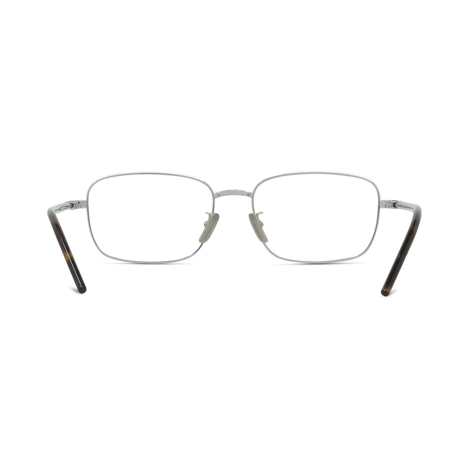 Titanium Silver Rectangular Eyeglasses
