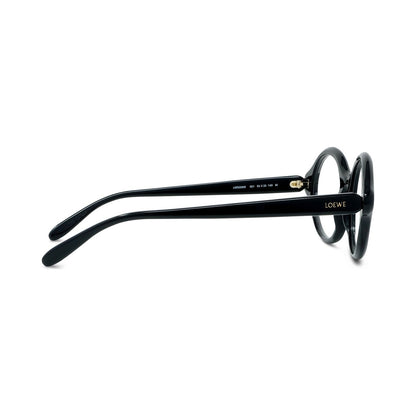 Slim Black Round Eyeglasses