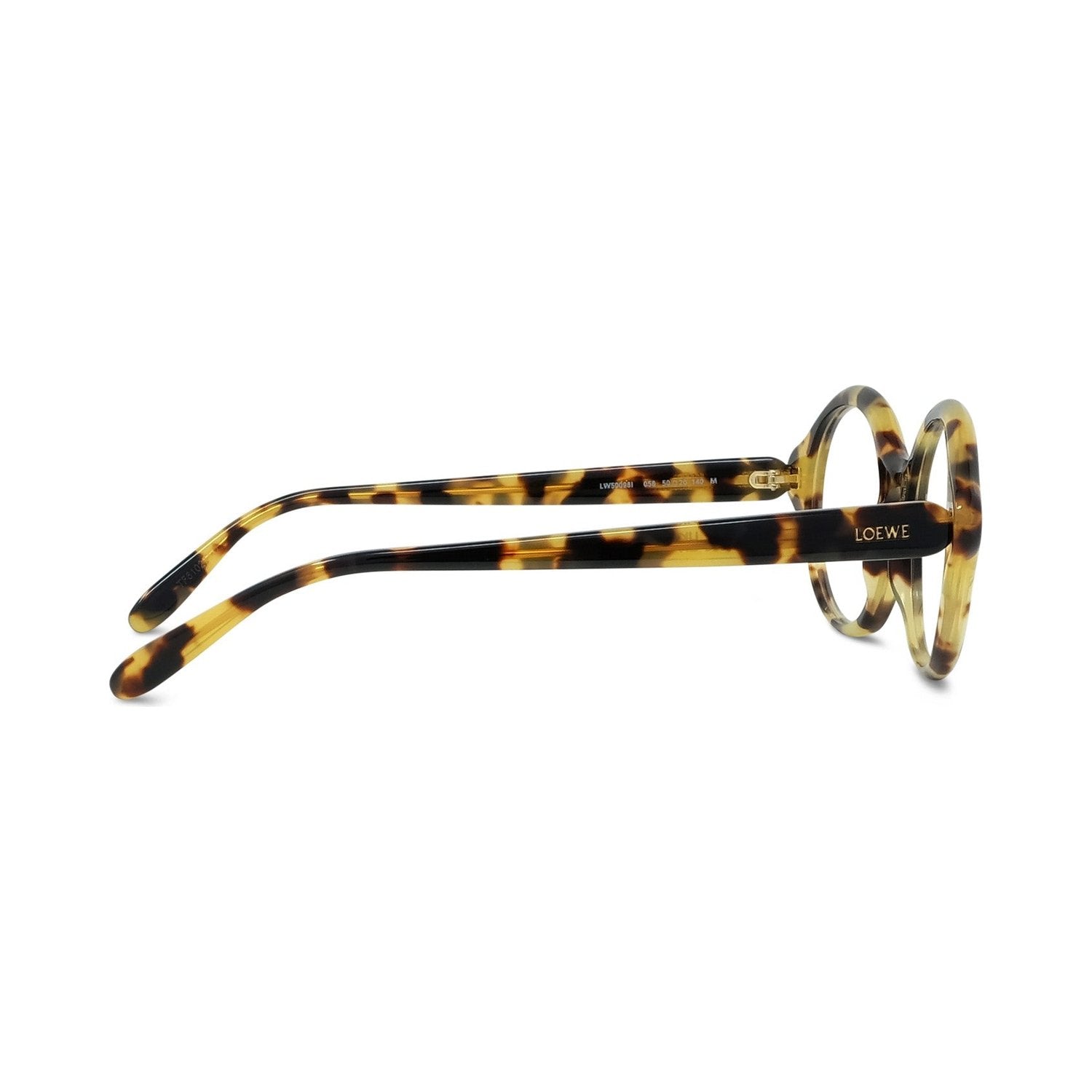 Slim Havana Round Eyeglasses
