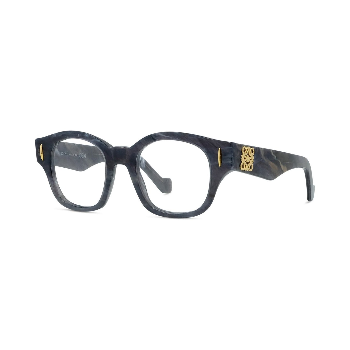 Anagram Black Geometric Eyeglasses