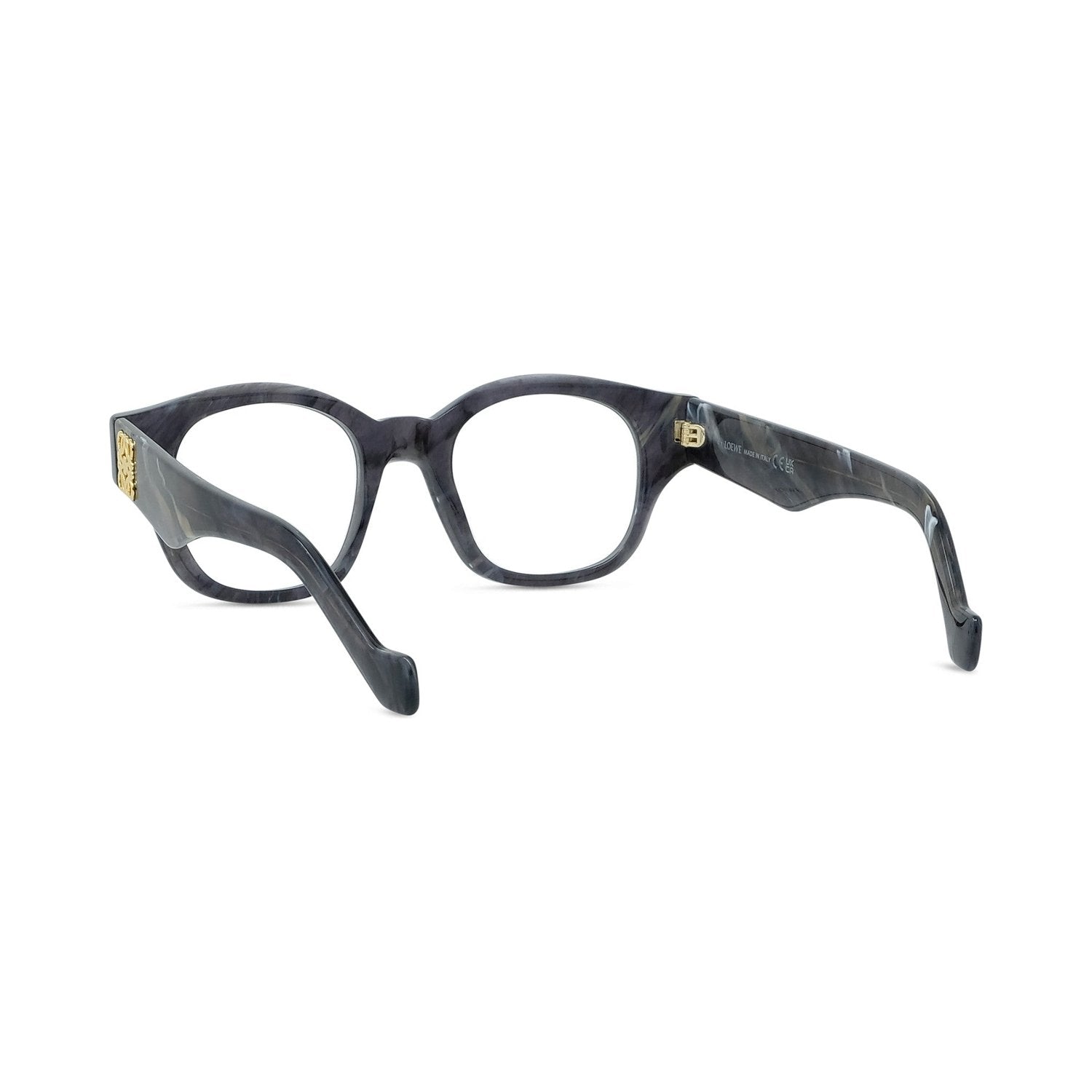 Anagram Black Geometric Eyeglasses