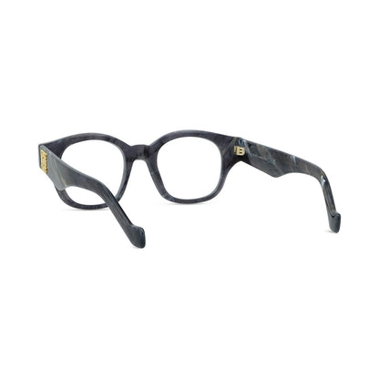 Anagram Black Geometric Eyeglasses