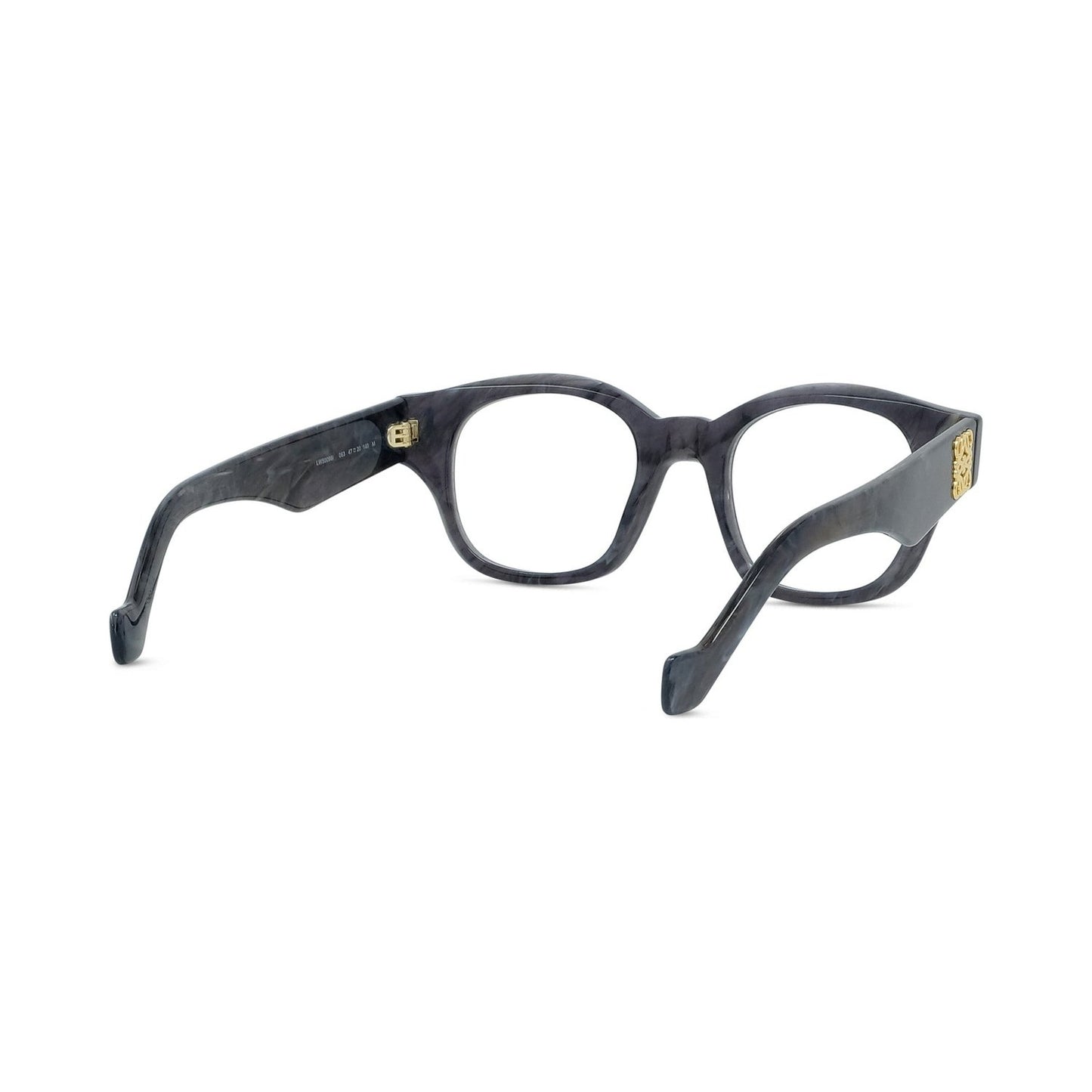 Anagram Black Geometric Eyeglasses