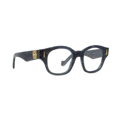 Anagram Black Geometric Eyeglasses