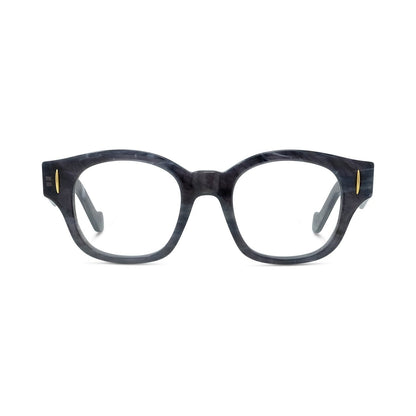 Anagram Black Geometric Eyeglasses
