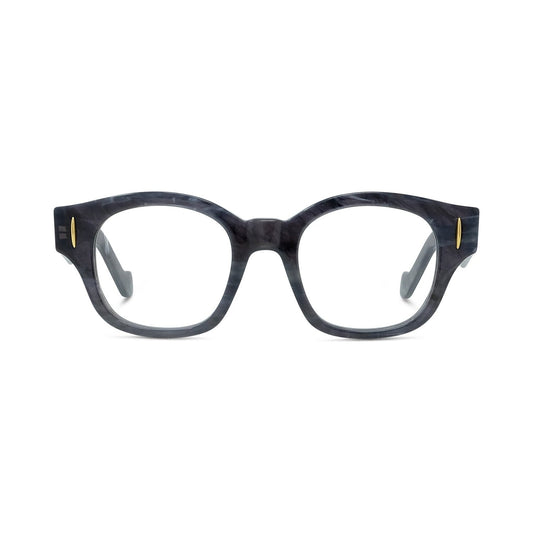Anagram Black Geometric Eyeglasses