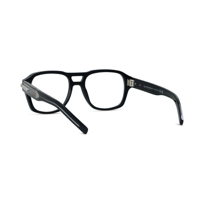 GV ONE Black Geometric Eyeglasses