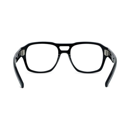 GV ONE Black Geometric Eyeglasses