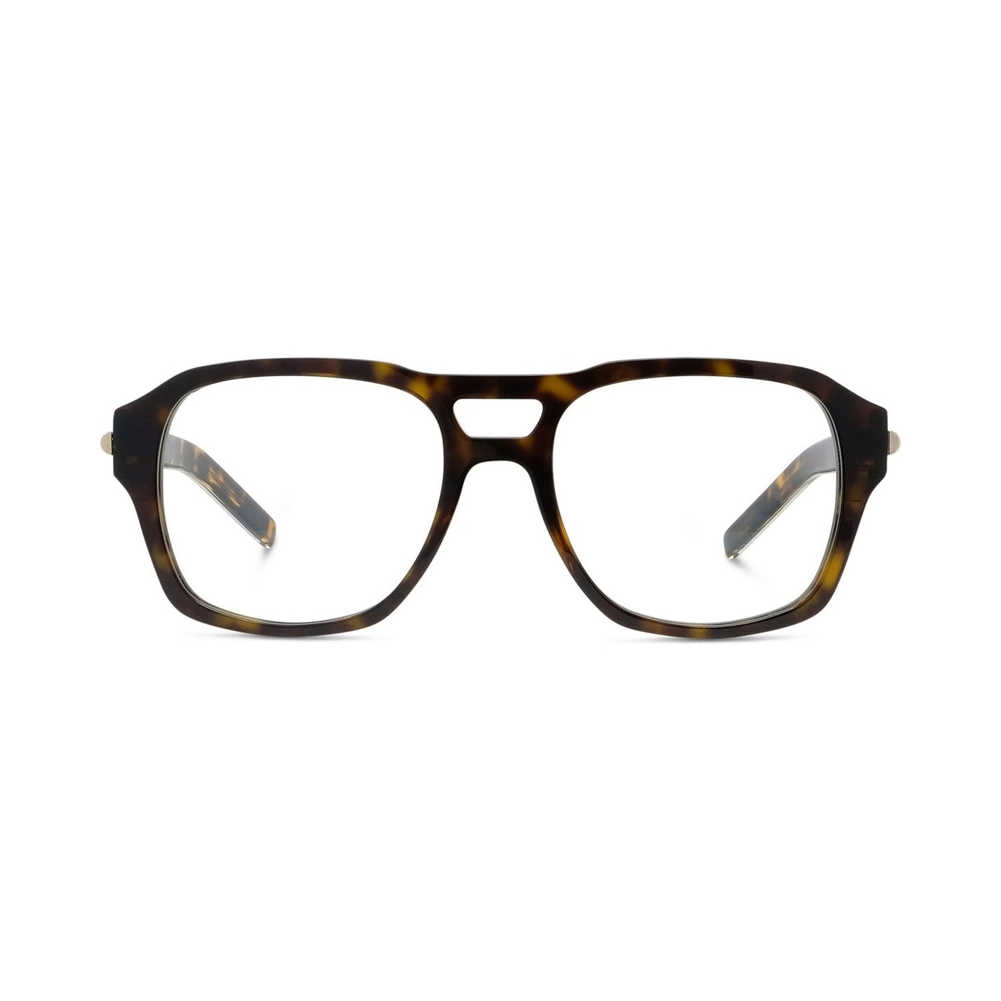 GV ONE Havana Geometric Eyeglasses