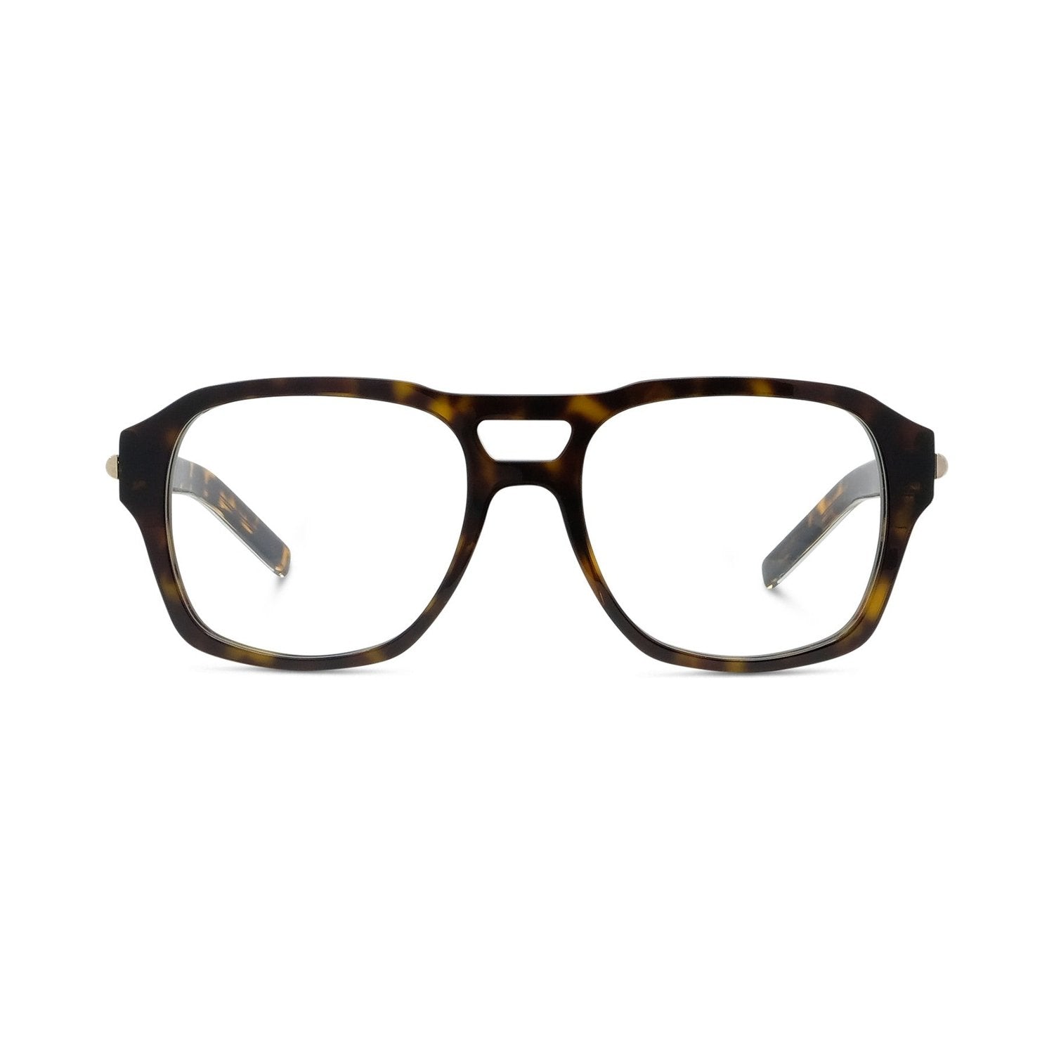 GV ONE Havana Geometric Eyeglasses