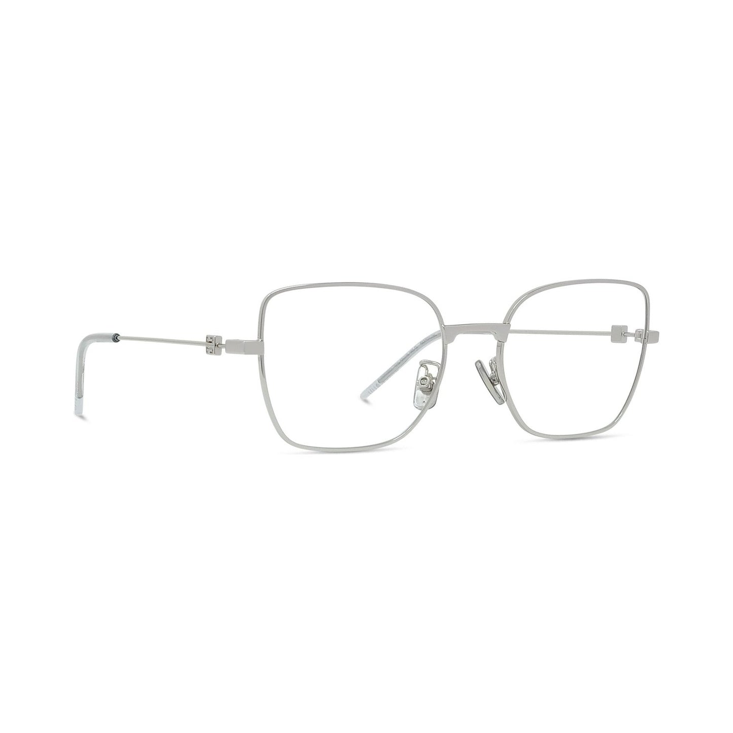 GV Speed Silver Geometric Eyeglasses