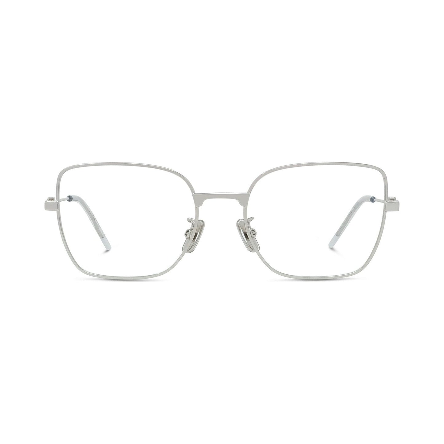 GV Speed Silver Geometric Eyeglasses