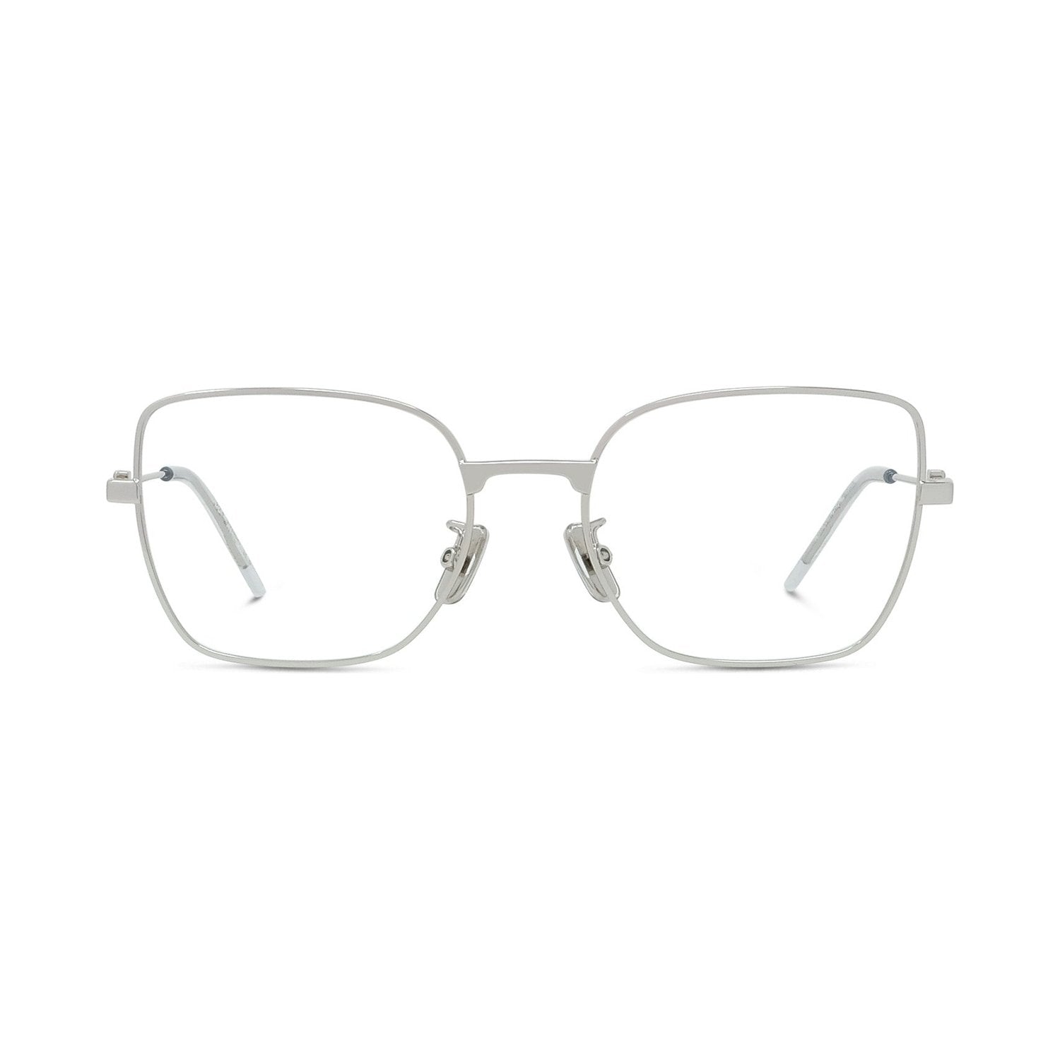 GV Speed Silver Geometric Eyeglasses