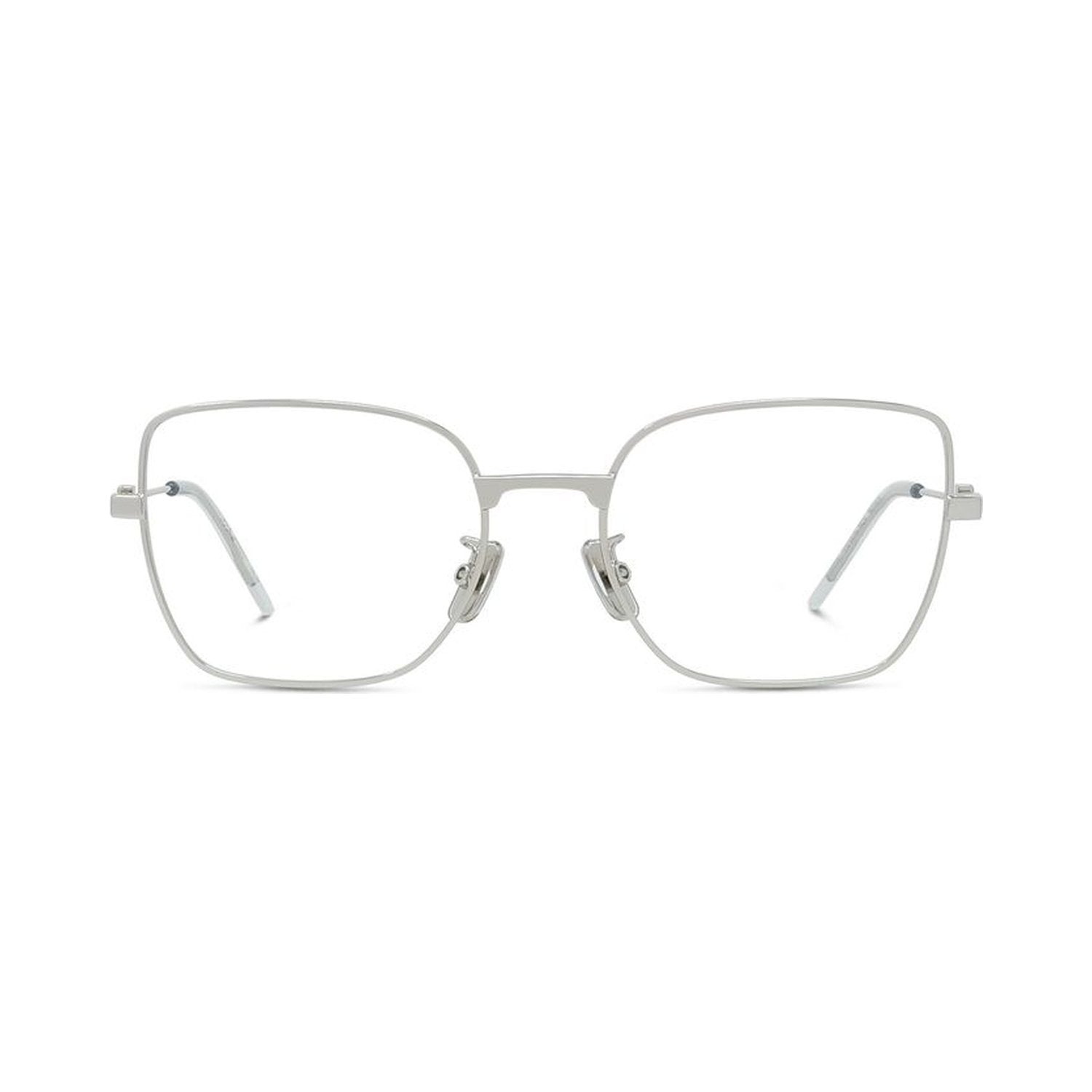 GV Speed Silver Geometric Eyeglasses