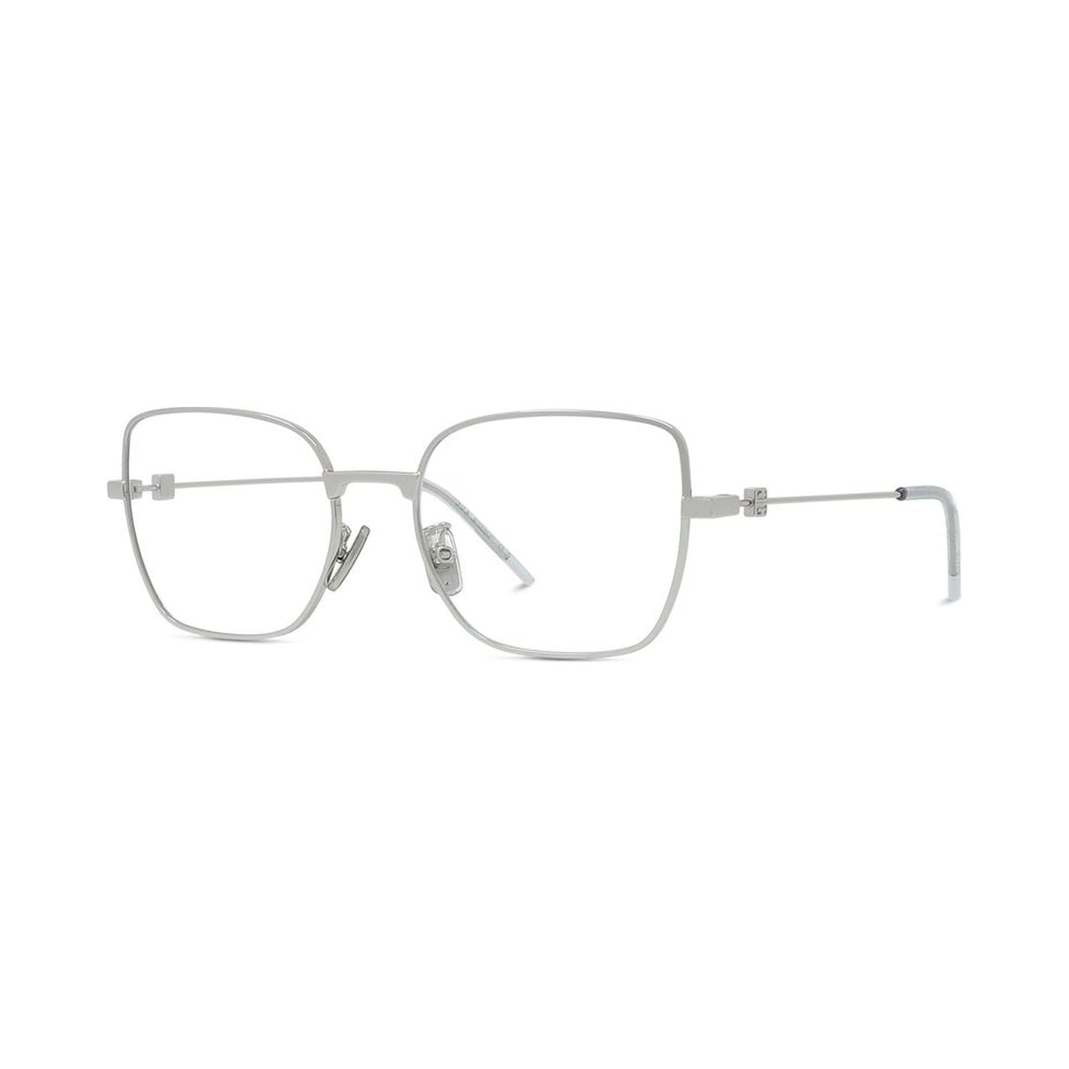 GV Speed Silver Geometric Eyeglasses