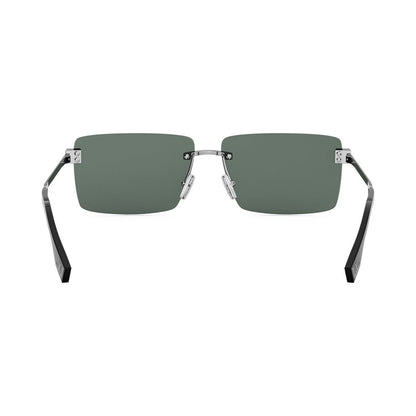 Fendi Sky Silver Rectangular Sunglasses