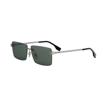 Fendi Sky Silver Rectangular Sunglasses