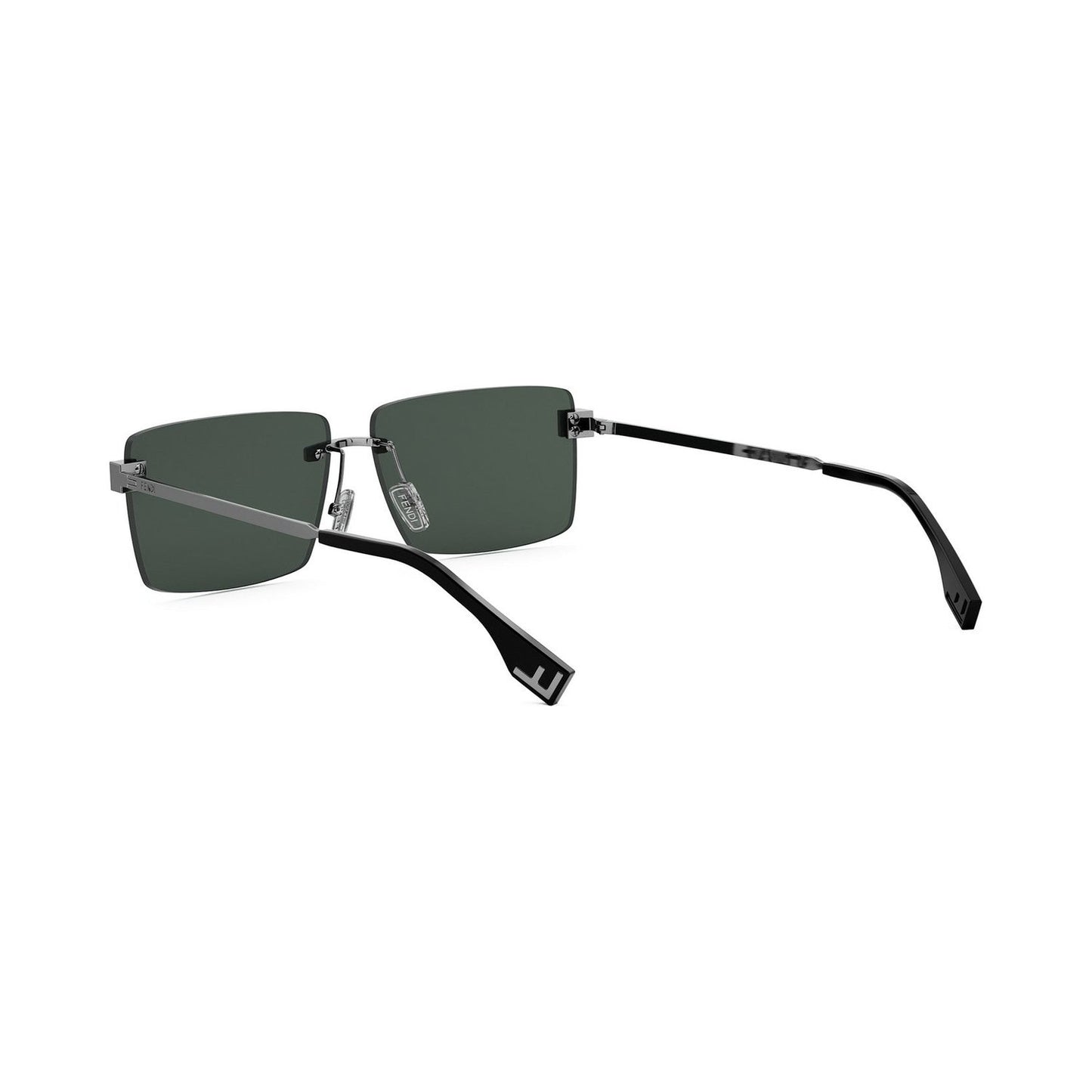 Fendi Sky Silver Rectangular Sunglasses