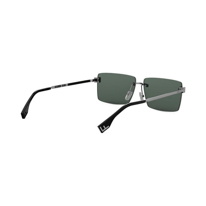 Fendi Sky Silver Rectangular Sunglasses