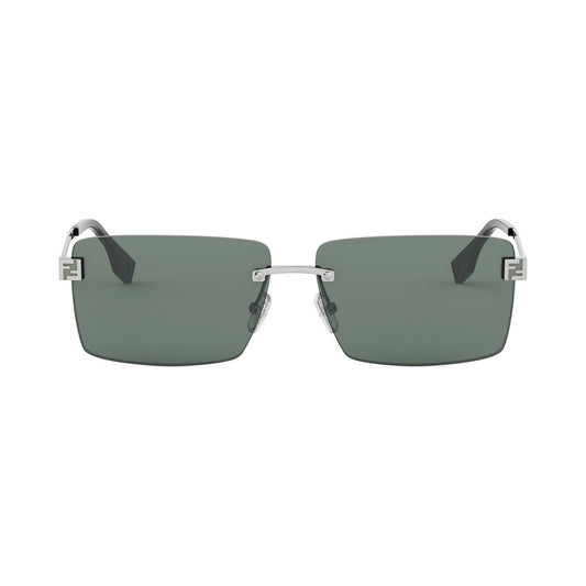 Fendi Sky Silver Rectangular Sunglasses