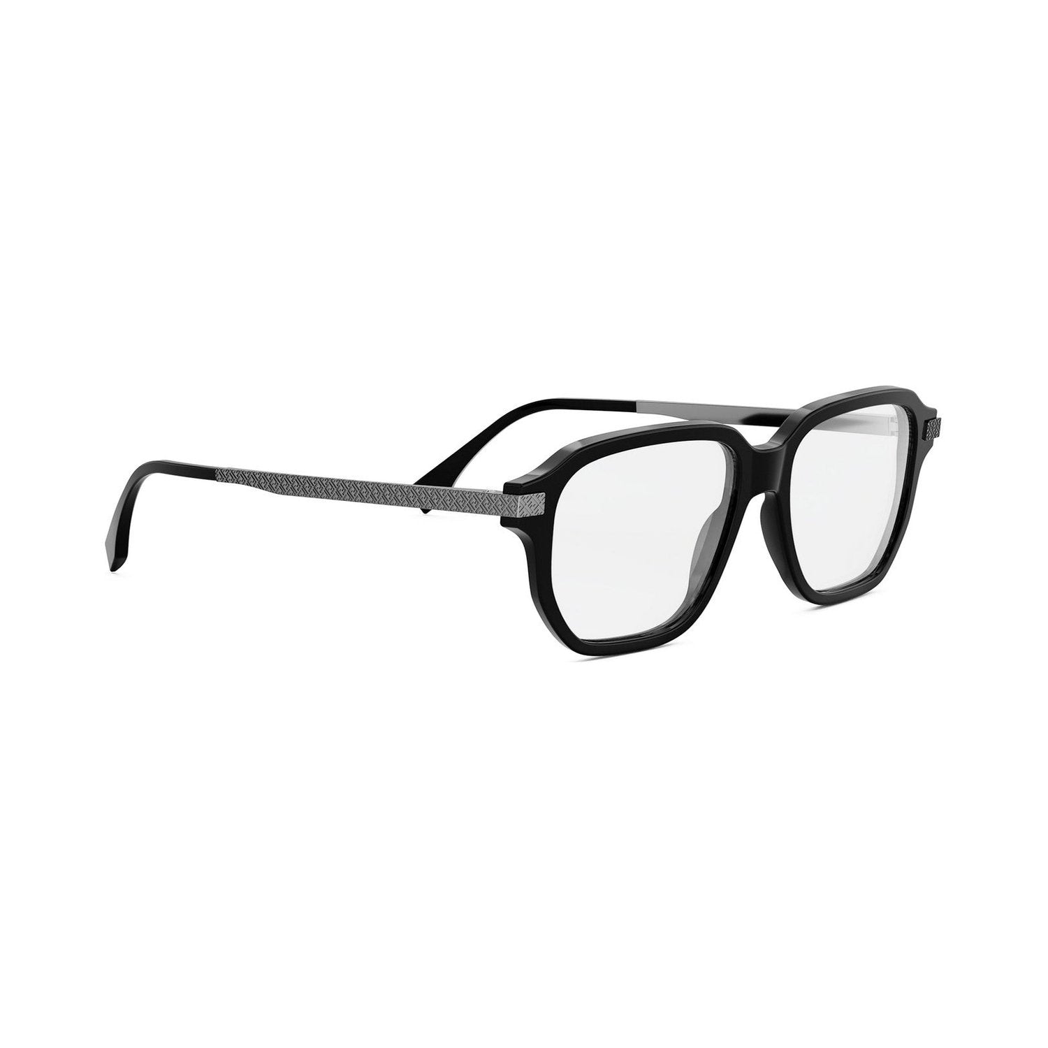 Essential Black Rectangular Eyeglasses