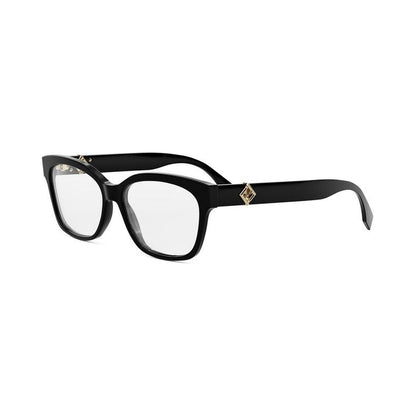 FF Diamonds Black Square Eyeglasses