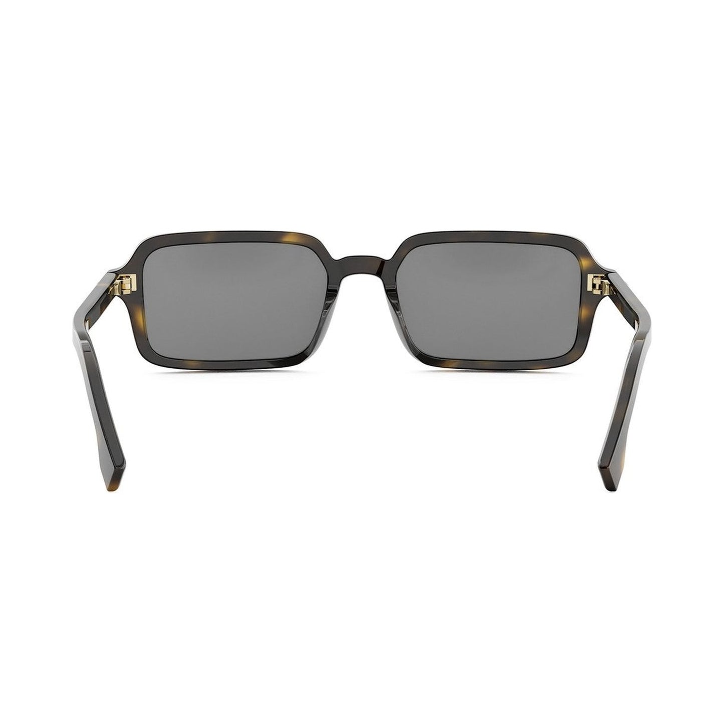 Fendi Selleria Havana Rectangular Sunglasses
