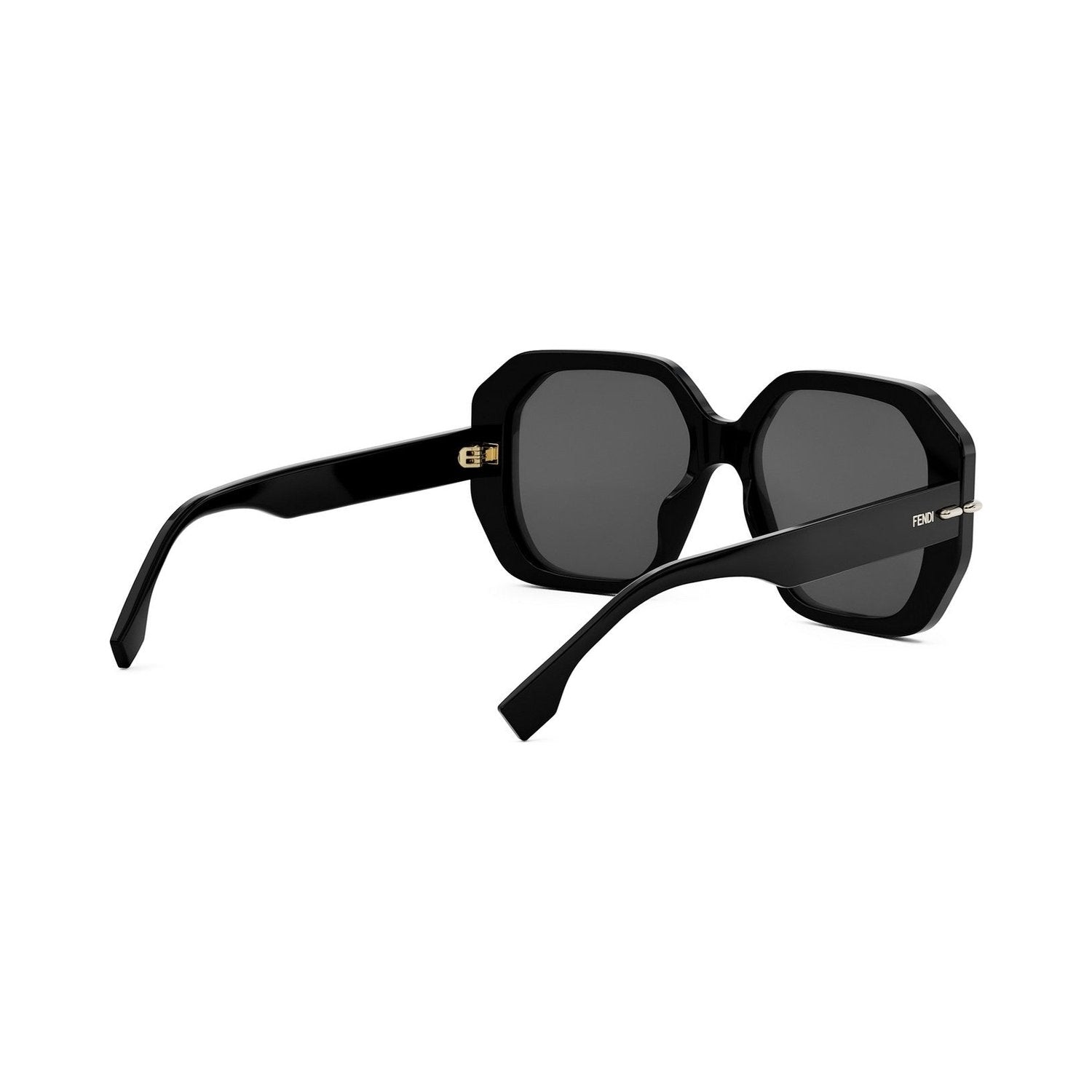 Fendi Selleria Black Square Sunglasses