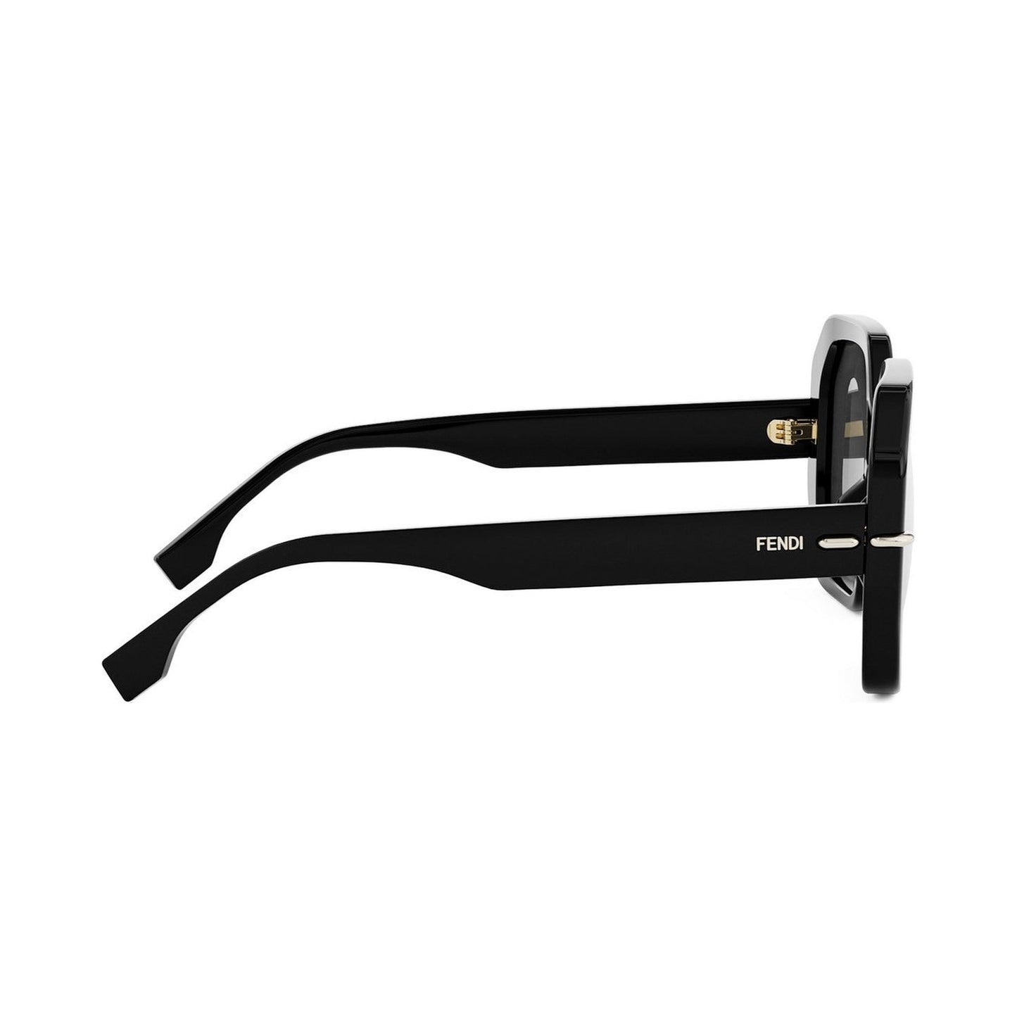 Fendi Selleria Black Square Sunglasses