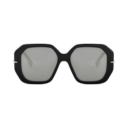 Fendi Selleria Black Square Sunglasses