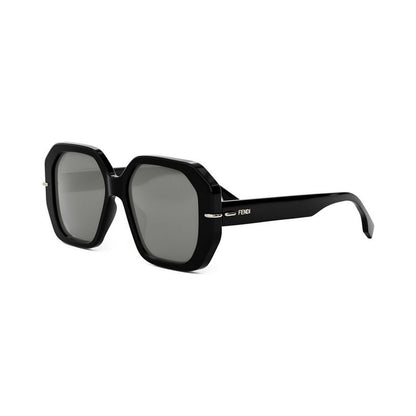 Fendi Selleria Black Square Sunglasses