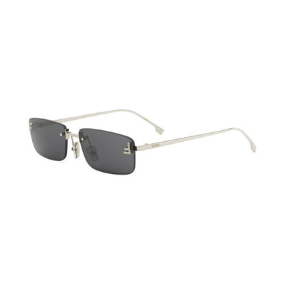 Fendi First Crystal Gold Rectangular Sunglasses