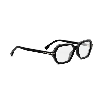 Fendi Selleria Black Geometric Eyeglasses