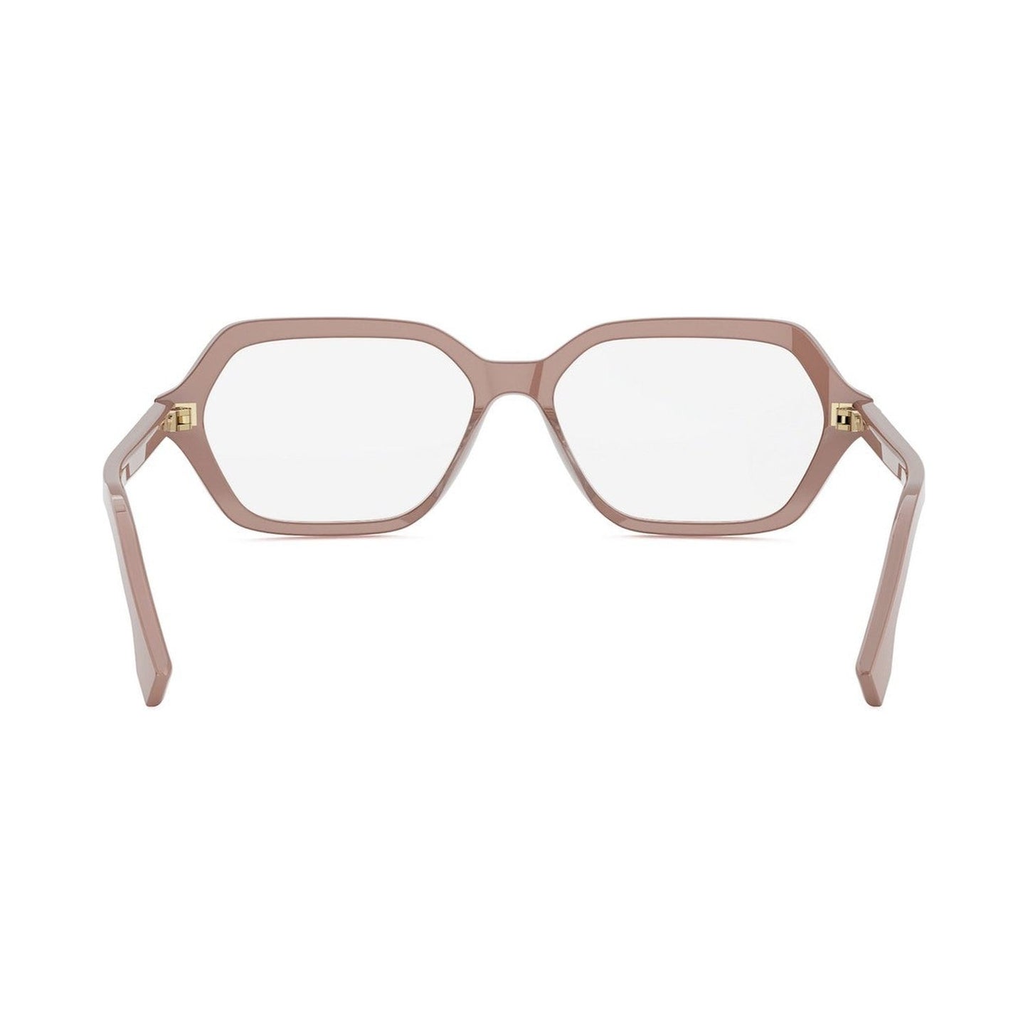 Fendi Selleria Red Geometric Eyeglasses