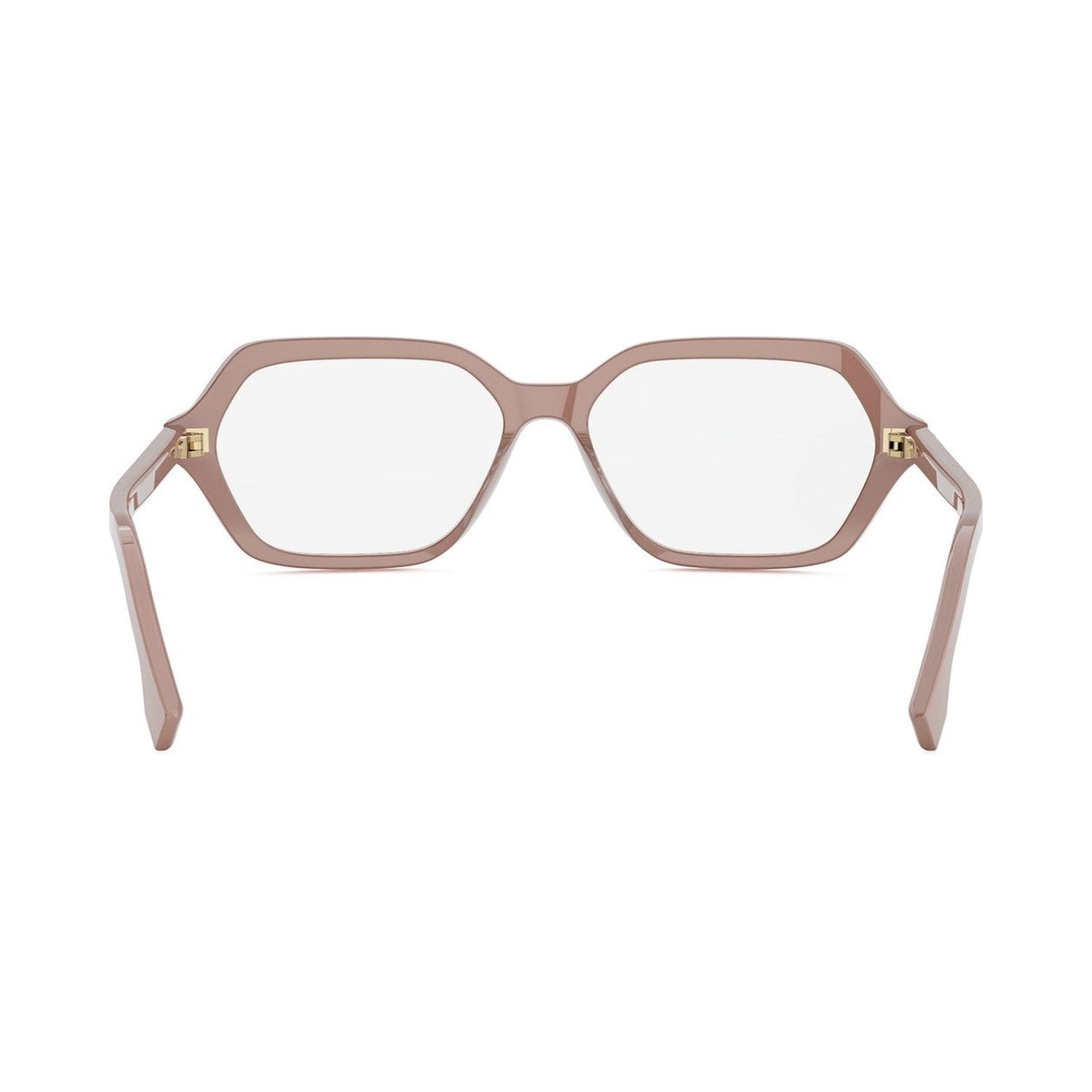 Fendi Selleria Red Geometric Eyeglasses