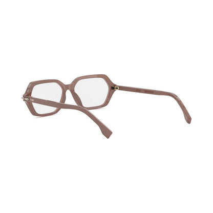 Fendi Selleria Red Geometric Eyeglasses