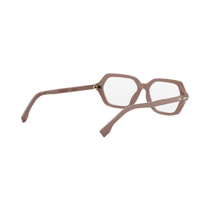 Fendi Selleria Red Geometric Eyeglasses