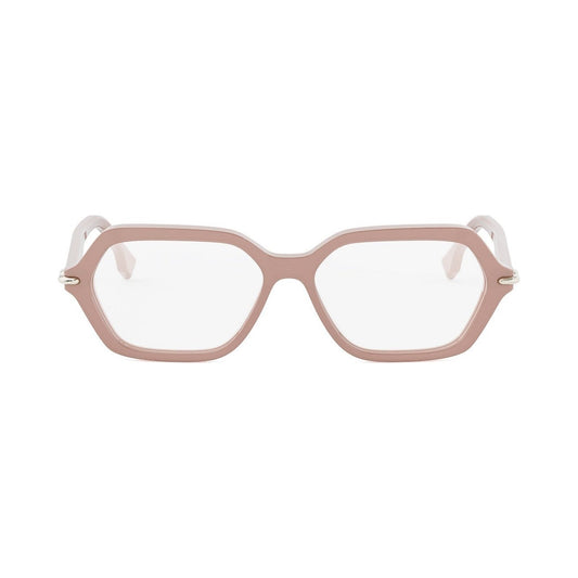 Fendi Selleria Red Geometric Eyeglasses