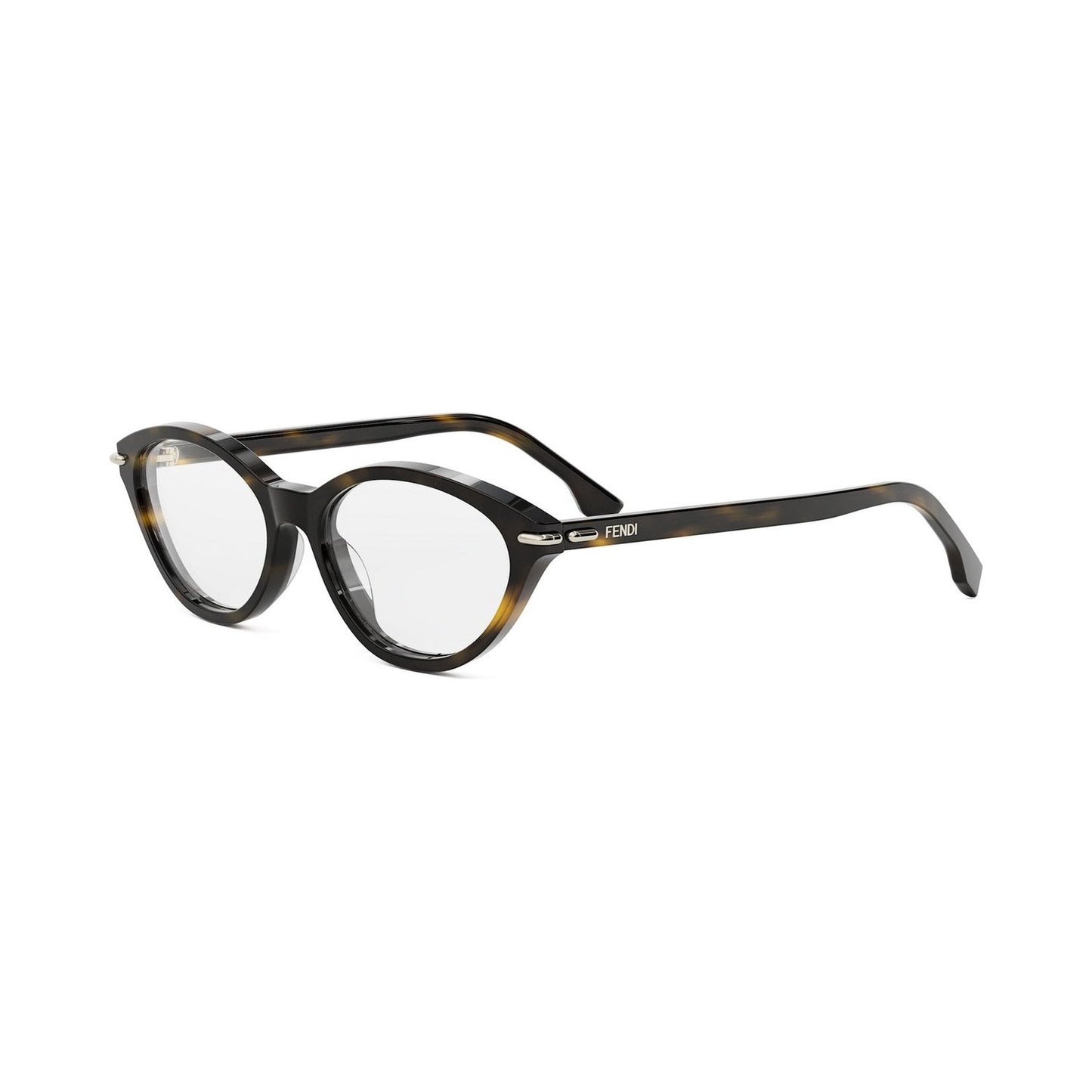 Fendi Selleria Havana Cat Eye Eyeglasses
