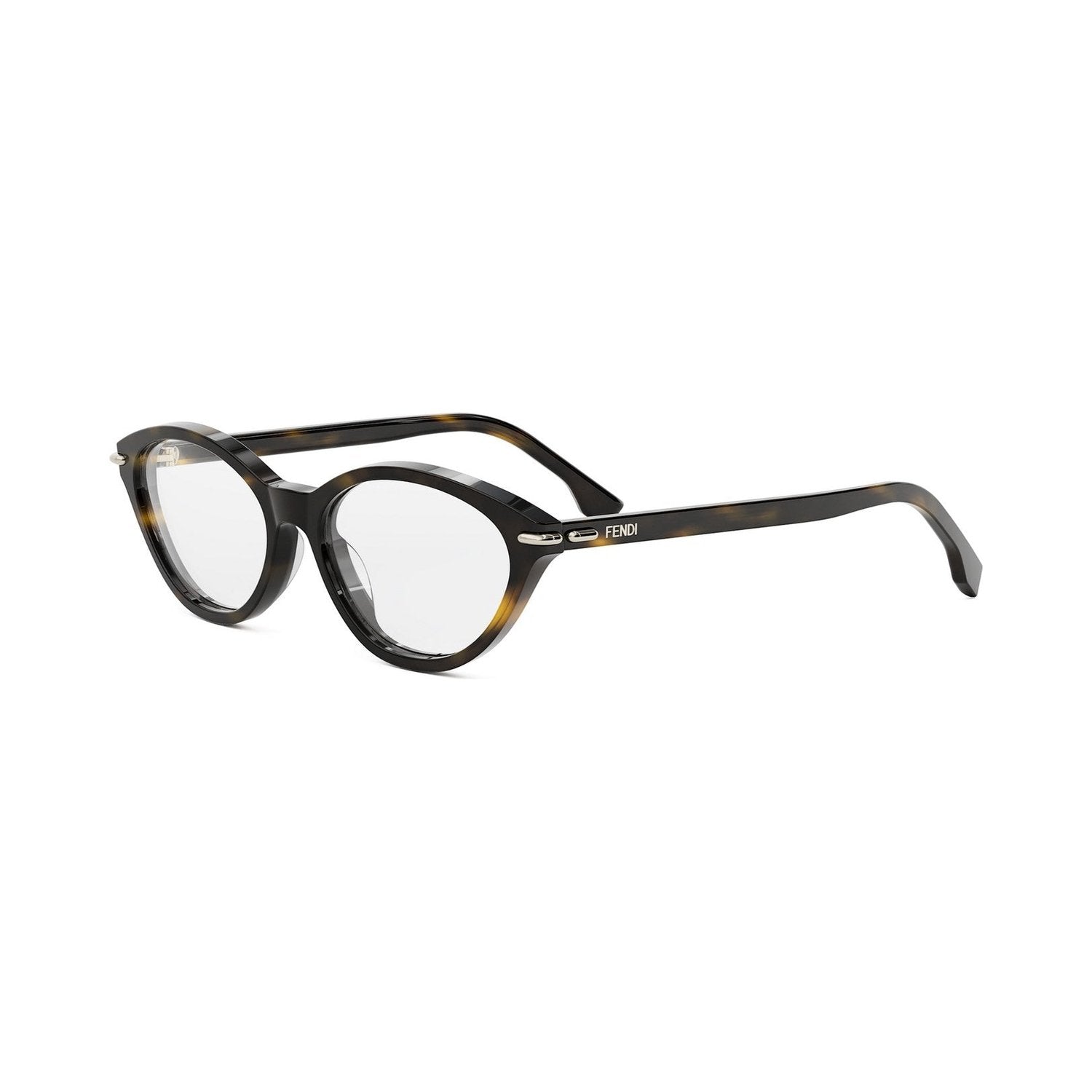 Fendi Selleria Havana Cat Eye Eyeglasses