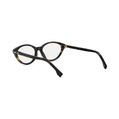 Fendi Selleria Havana Cat Eye Eyeglasses