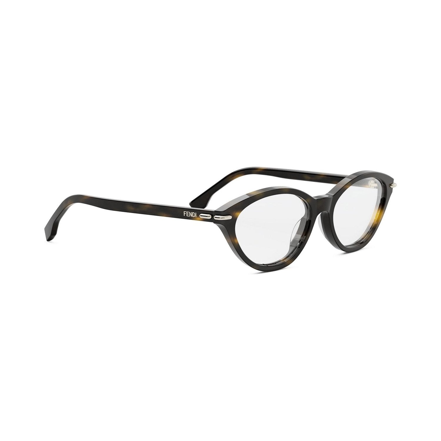Fendi Selleria Havana Cat Eye Eyeglasses