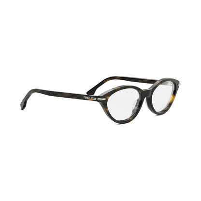 Fendi Selleria Havana Cat Eye Eyeglasses