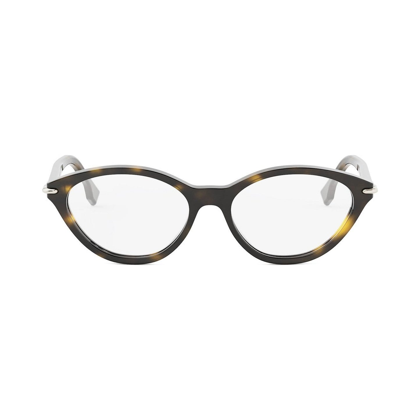 Fendi Selleria Havana Cat Eye Eyeglasses