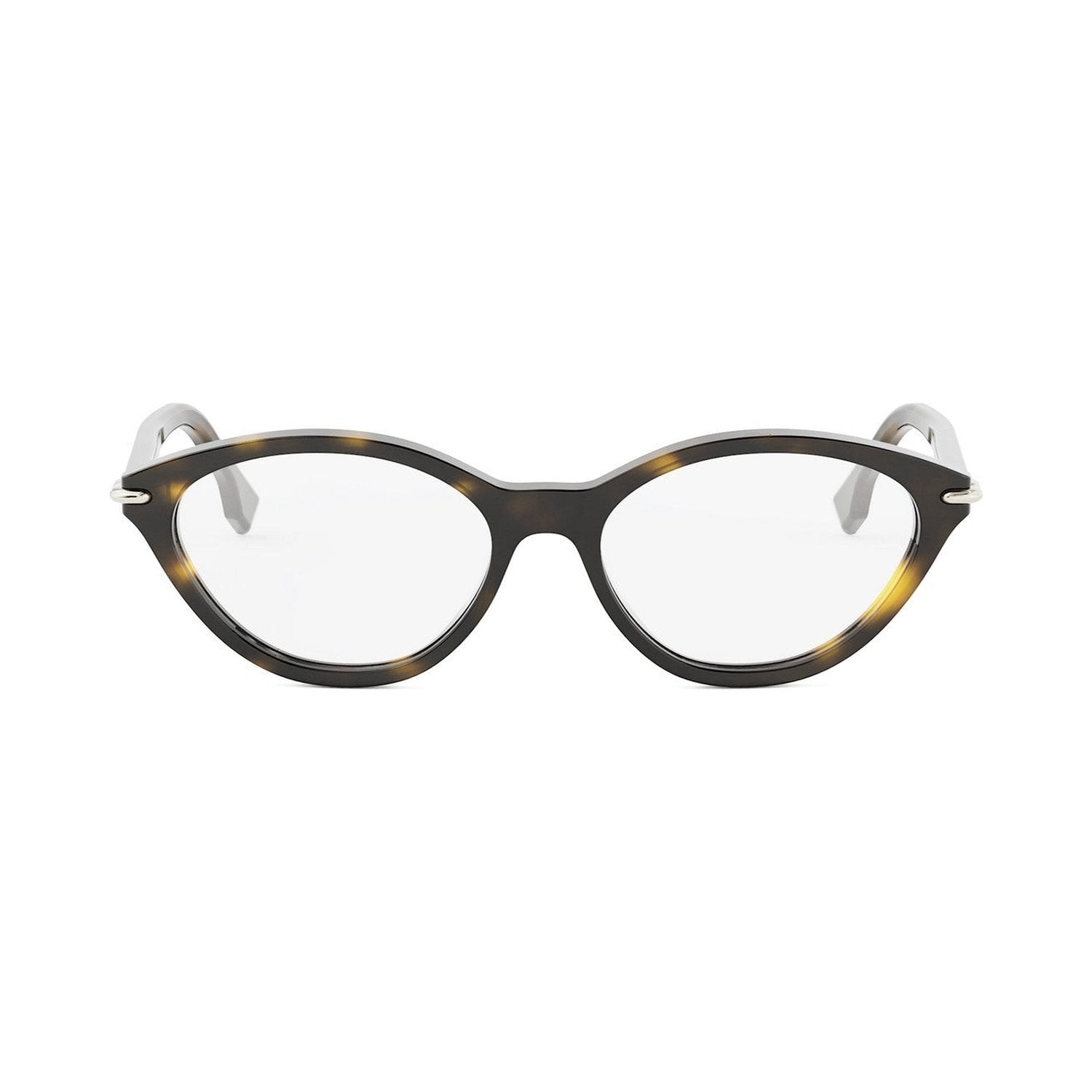 Fendi Selleria Havana Cat Eye Eyeglasses