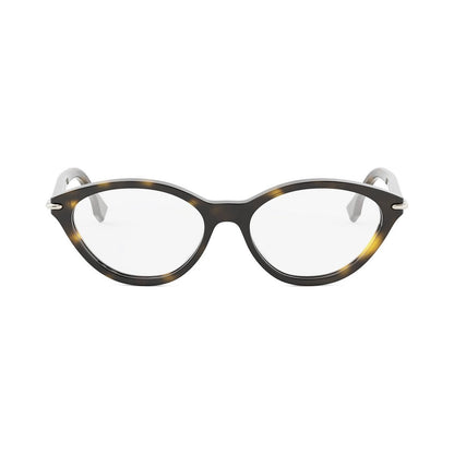 Fendi Selleria Havana Cat Eye Eyeglasses