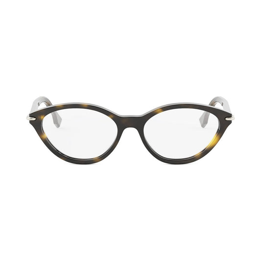 Fendi Selleria Havana Cat Eye Eyeglasses